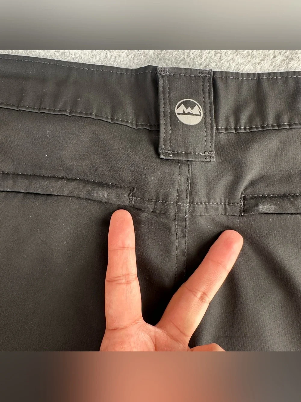 Wrangler Outdoor Black Shorts | Mens Size 48 | 10” Inseam | Casual Lightweight